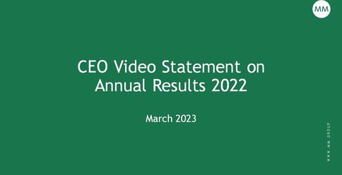 CEO Video Statement on Annual Results 2022