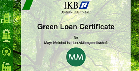 Erstes grün klassifiziertes Darlehen für MM - 65 Mio. EUR